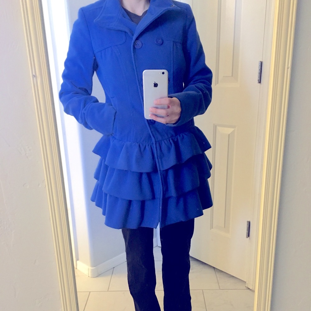 Xhileration Ruffled Coat